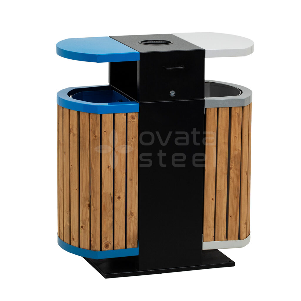 Outdoor Trash Bins Price Metal Trash Can 01616