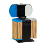 Outdoor Trash Bins Price Metal Trash Can 03616