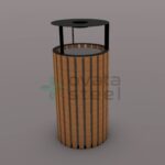 Outdoor Trash Bins Price Metal Trash Can 04615