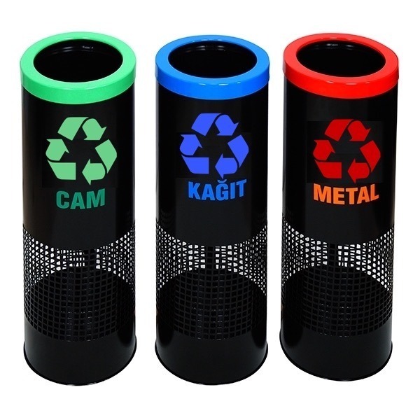 Metal Zero Waste Bins Recycling Dustbin Prices 01407