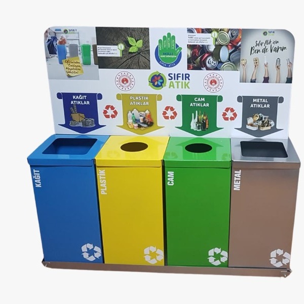 Metal Zero Waste Bins Recycling Dustbin Prices 01413