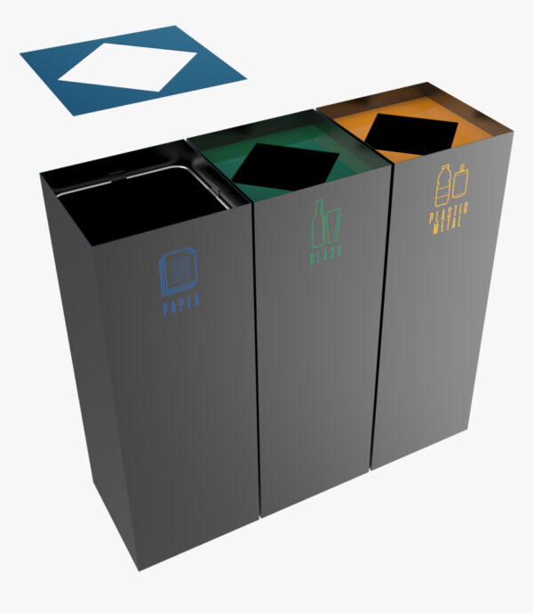 Metal Zero Waste Bins Recycling Dustbin Prices 01417