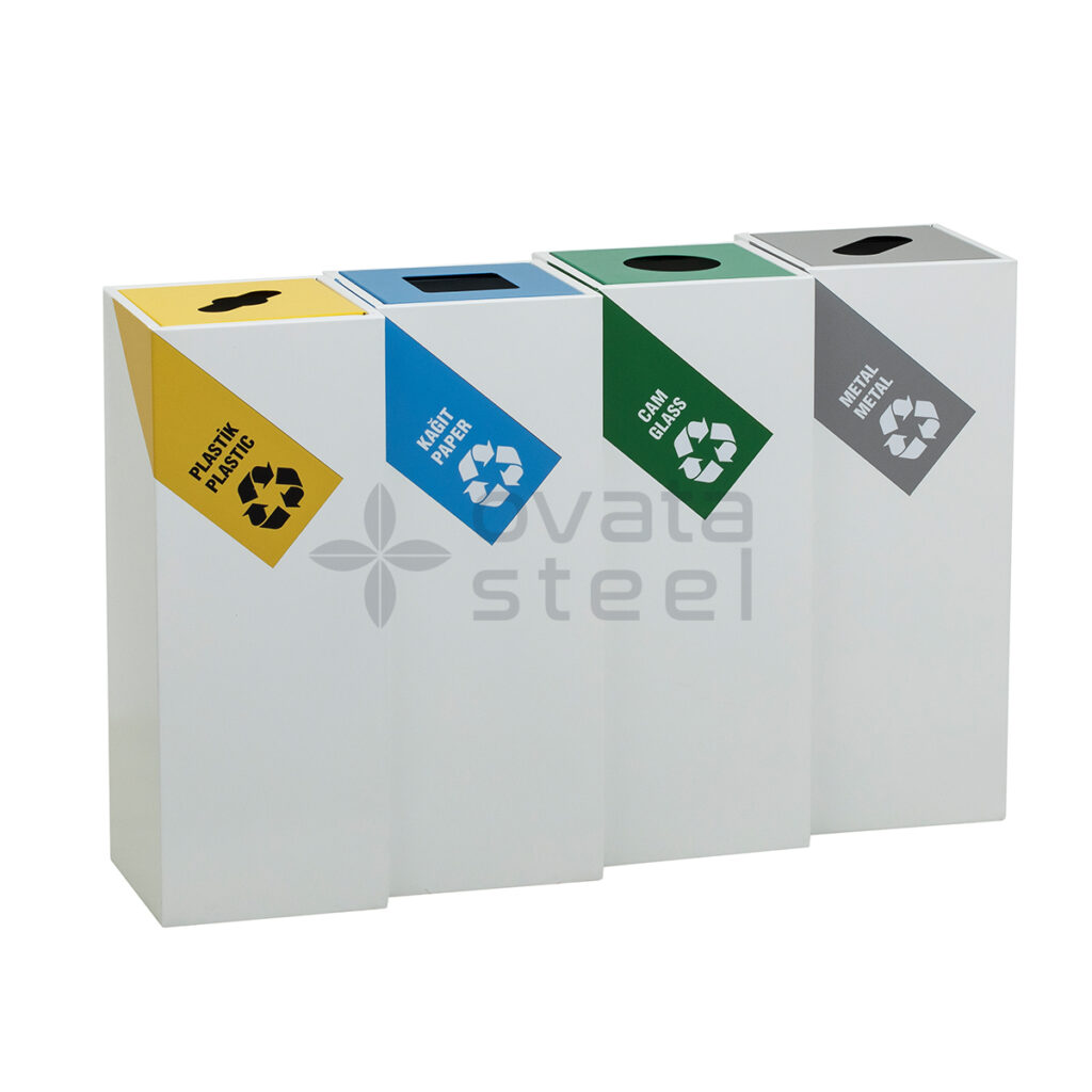 Metal Zero Waste Bins Recycling Dustbin Prices 01441