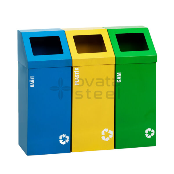 Metal Zero Waste Bins Recycling Dustbin Prices 01446