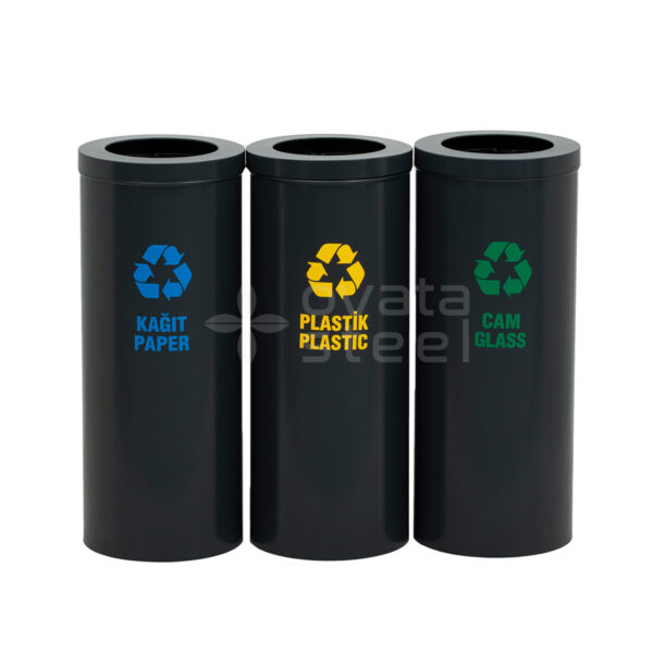 Metal Zero Waste Bins Recycling Dustbin Prices 01450