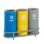 Metal Zero Waste Bins Recycling Dustbin Prices 02453