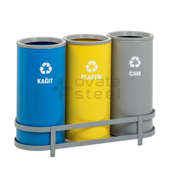 Metal Zero Waste Bins Recycling Dustbin Prices 02453