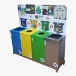 Metal Zero Waste Bins Recycling Dustbin Prices 02413