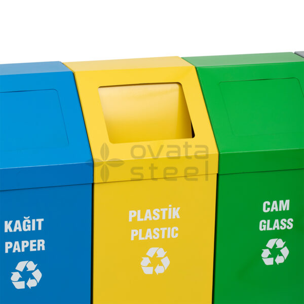 Metal Zero Waste Bins Recycling Dustbin Prices 40602