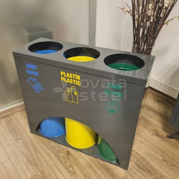 Metal Zero Waste Bins Recycling Dustbin Prices 02419