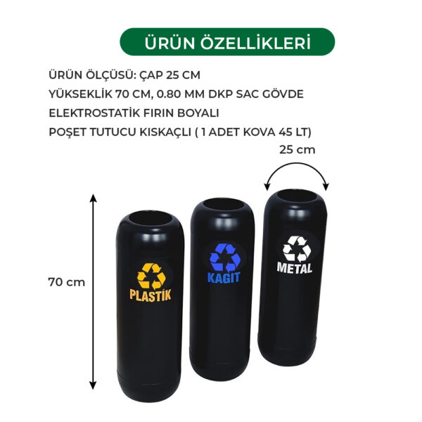 Metal Zero Waste Bins Recycling Dustbin Prices 03403