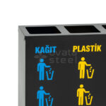 Metal Zero Waste Bins Recycling Dustbin Prices 03408