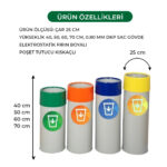 Metal Zero Waste Bins Recycling Dustbin Prices 03409