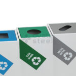 Metal Zero Waste Bins Recycling Dustbin Prices 03440