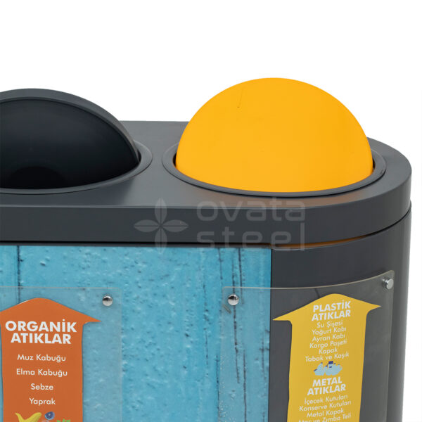 Metal Zero Waste Bins Recycling Dustbin Prices 03443