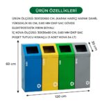 Metal Zero Waste Bins Recycling Dustbin Prices 03445