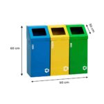 Metal Zero Waste Bins Recycling Dustbin Prices 03446