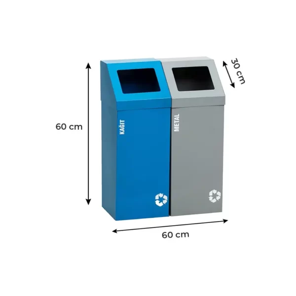 Metal Zero Waste Bins Recycling Dustbin Prices 03447