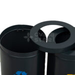 Metal Zero Waste Bins Recycling Dustbin Prices 03450