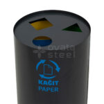 Metal Zero Waste Bins Recycling Dustbin Prices 03451