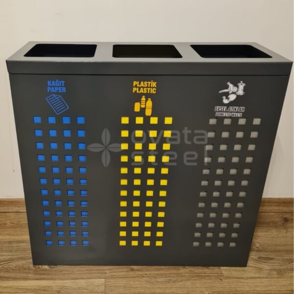 Metal Zero Waste Bins Recycling Dustbin Prices 06402