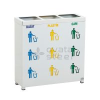 Metal Zero Waste Bins Recycling Dustbin Prices 01437